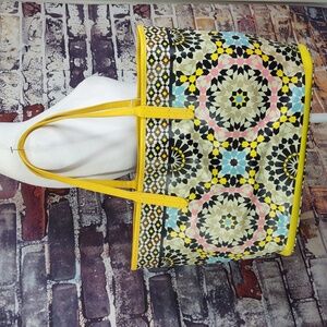 orYANY Mosaic Pattern Vinyl Tote Bag